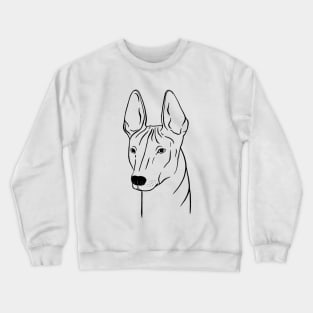 Xoloitzcuintli (Black and White) Crewneck Sweatshirt